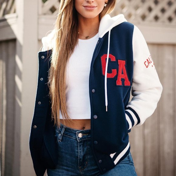 San Francisco California Varsity Bomber Jacket - Picture 2 of 3